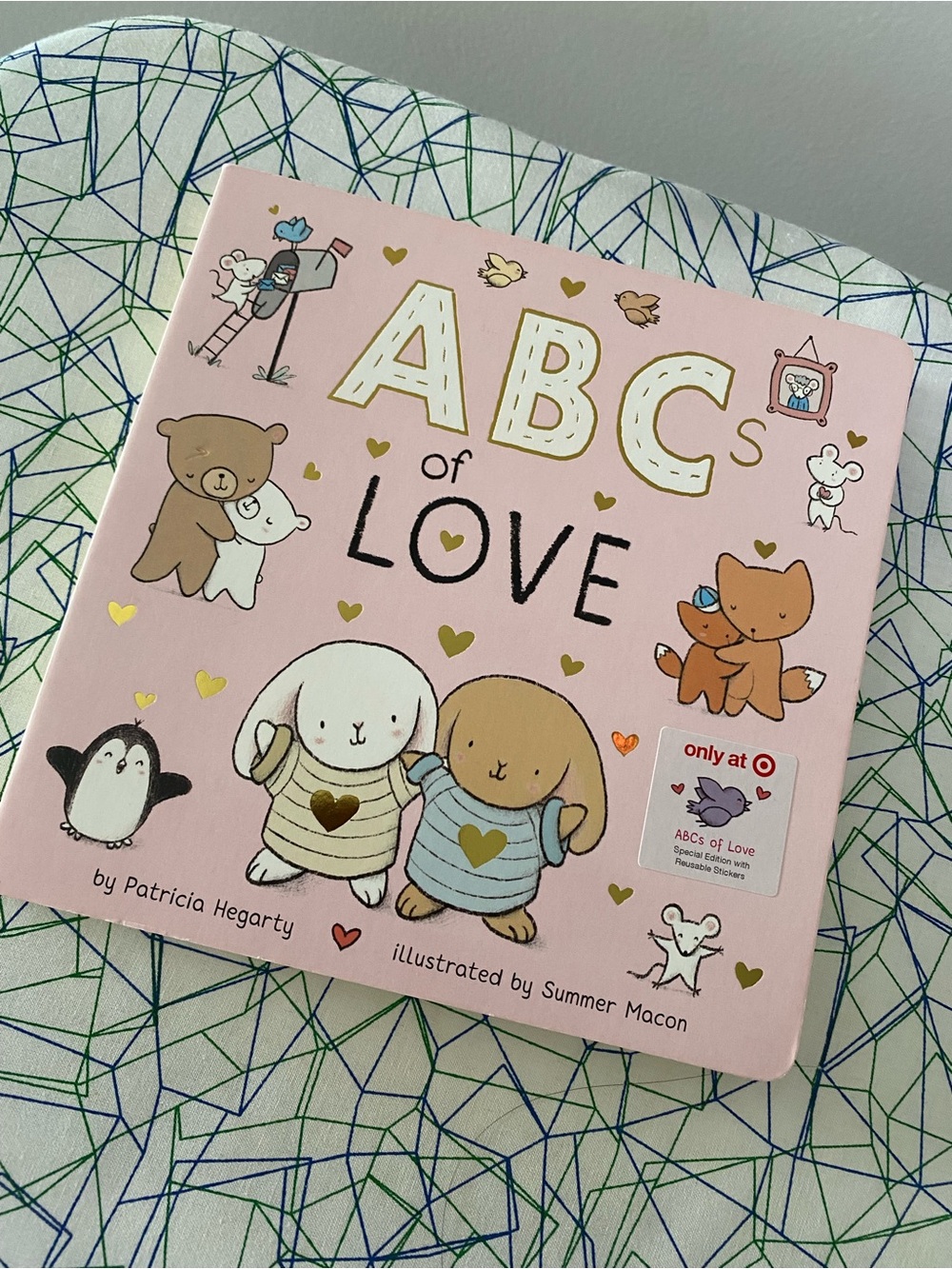 Target ABCs of Love Board Book - Pink with Gold Accents
